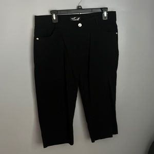 Capri black jeans